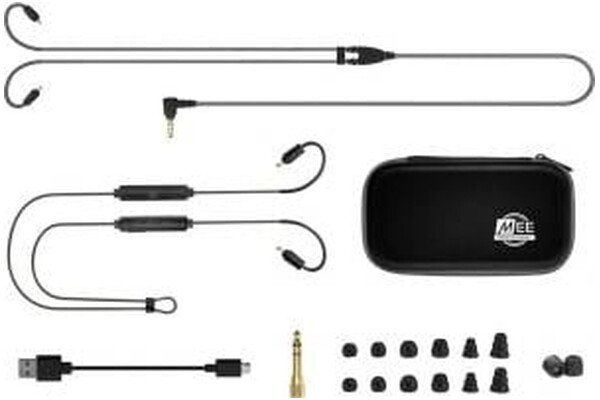 Słuchawki MEE AUDIO M6 Pro 2 Dokanałowe Bezprzewodowe czarny