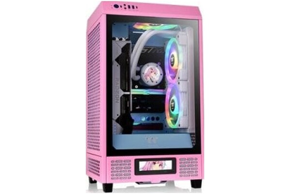 Obudowa PC Thermaltake 200 The Tower Mini Tower różowy