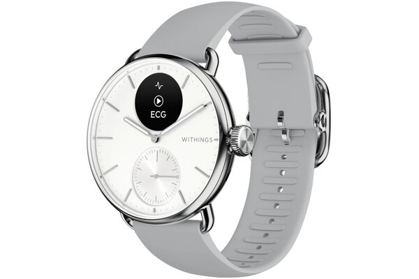 Smartwatch WITHINGS Scanwatch Scan 1.40" biały