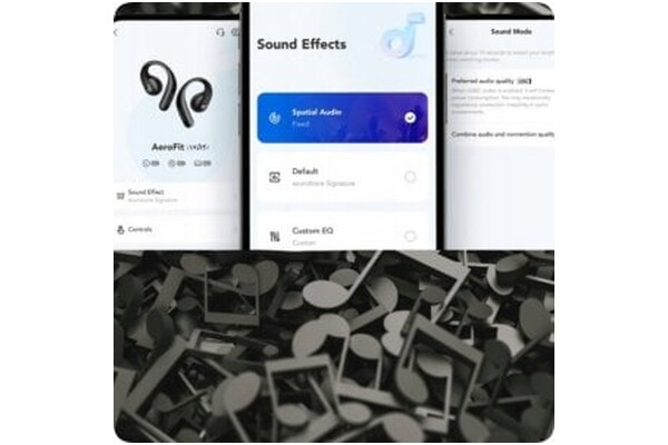 Słuchawki Soundcore AeroFit Douszne Bezprzewodowe niebieski