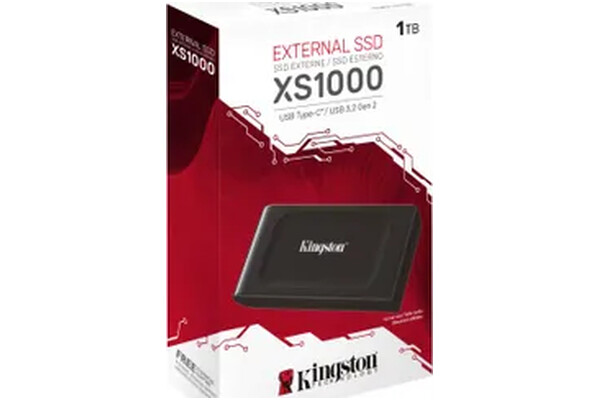 Dysk zewnętrzny SSD Kingston XS1000 1TB czarny