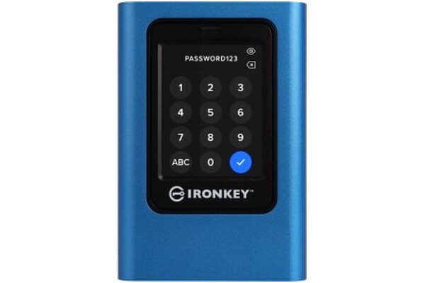 Dysk zewnętrzny SSD Kingston IKVP80ES 7.6TB niebieski
