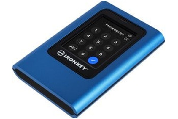 Dysk zewnętrzny SSD Kingston IKVP80ES 7.6TB niebieski