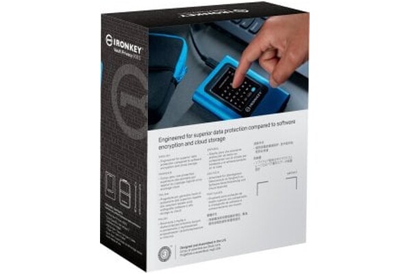 Dysk zewnętrzny SSD Kingston IKVP80ES 7.6TB niebieski