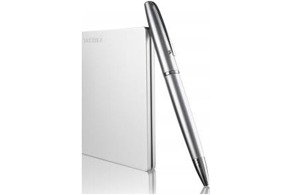 Dysk zewnętrzny HDD TOSHIBA Canvio Slim 1TB srebrny