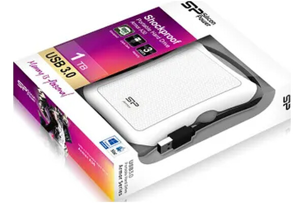 Dysk zewnętrzny HDD Silicon Power Armor A30 1TB czarny