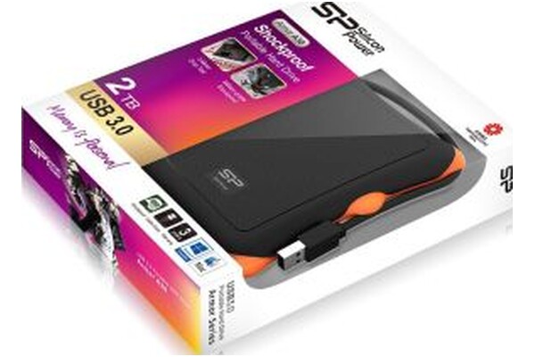 Dysk zewnętrzny HDD Silicon Power Armor A30 2TB czarny