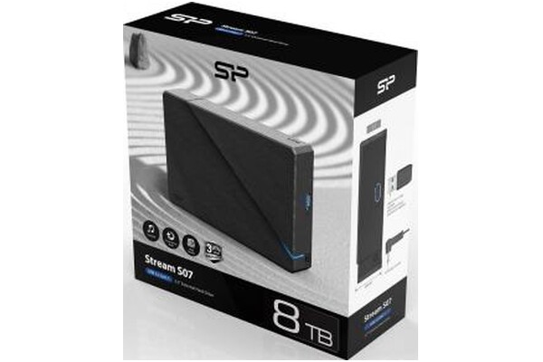 Dysk zewnętrzny HDD Silicon Power Stream 8TB czarny