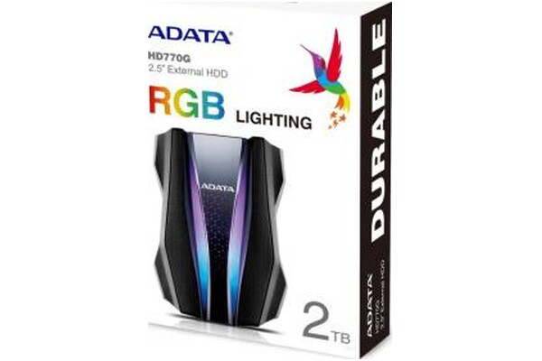 Dysk zewnętrzny HDD Adata HD770G 2TB czarny