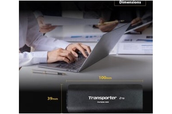 Dysk zewnętrzny SSD Patriot PTP512GPE Transporter 512GB czarny