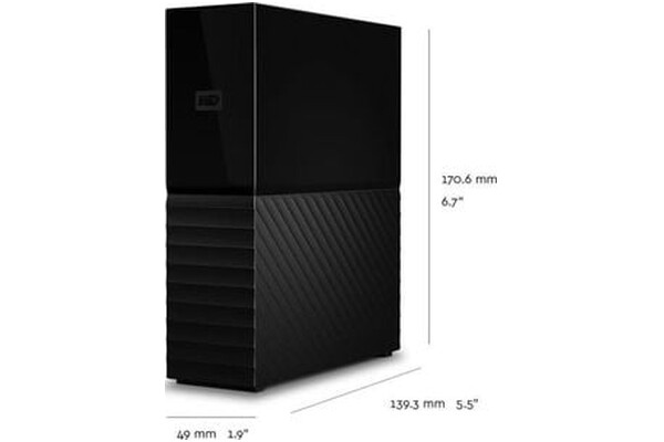 Dysk zewnętrzny HDD WD My Book 12TB czarny