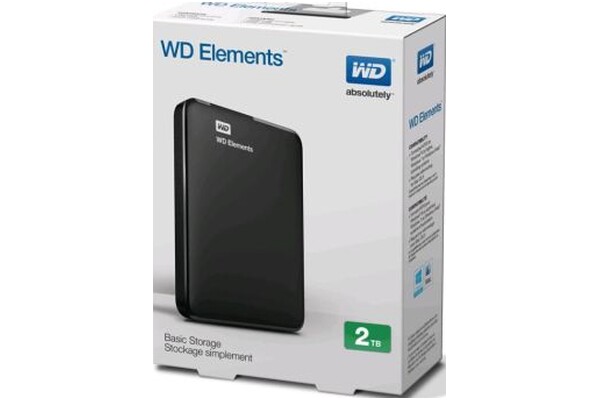 Dysk zewnętrzny HDD WD Elements Portable 3TB czarny