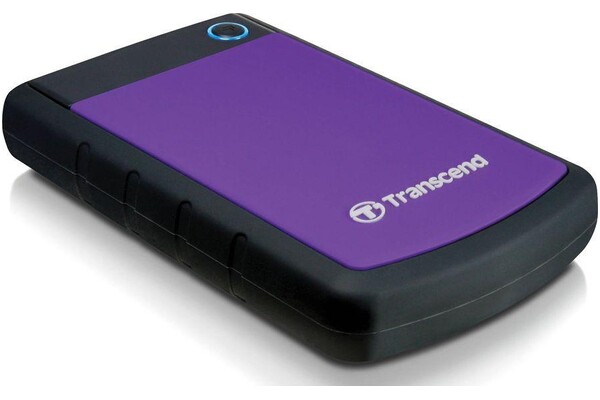 Dysk zewnętrzny HDD Transcend StoreJet 25H3P 1TB Czarno-fioletowy