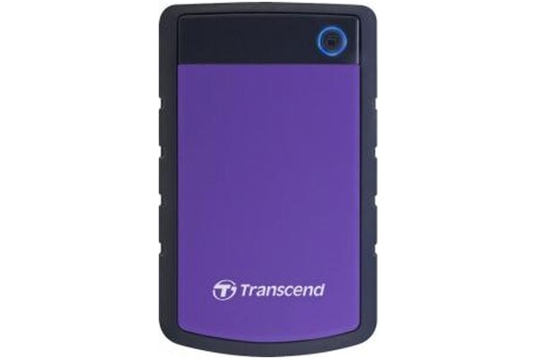 Dysk zewnętrzny HDD Transcend StoreJet 25H3P 2TB Czarno-fioletowy