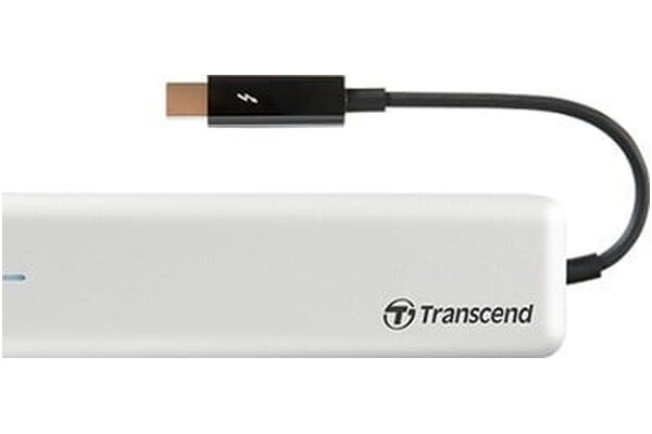 Dysk zewnętrzny SSD Transcend JetDrive 825 480GB srebrny