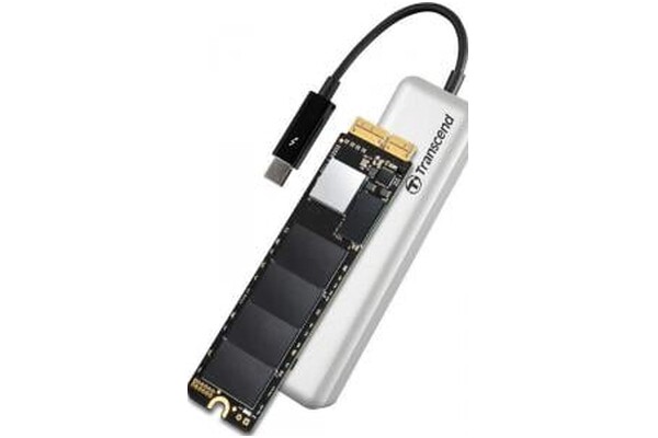 Dysk zewnętrzny SSD Transcend JetDrive 855 480GB czarno-srebrny