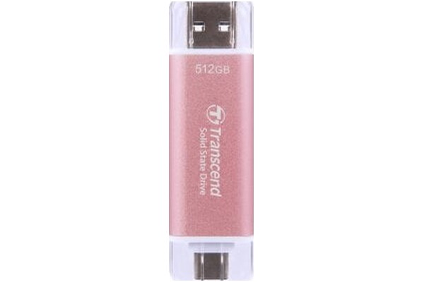Dysk zewnętrzny SSD Transcend ESD310P 512GB różowy