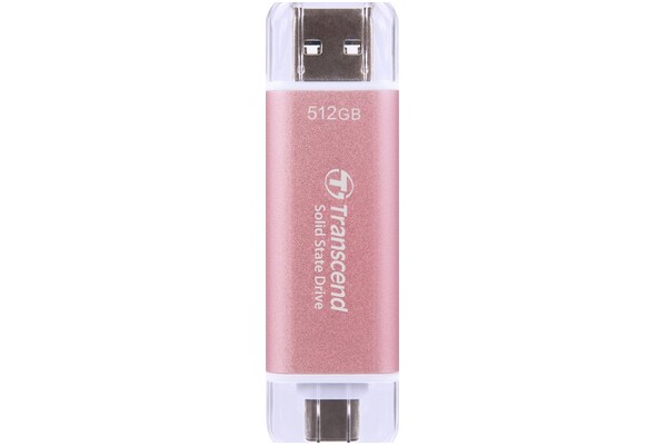 Dysk zewnętrzny SSD Transcend ESD310P 512GB różowy