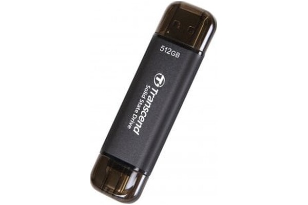 Dysk zewnętrzny SSD Transcend ESD310C 512GB czarny