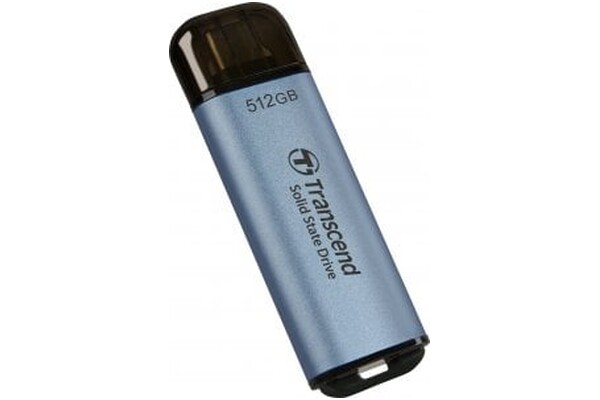 Dysk zewnętrzny SSD Transcend ESD300C 512GB niebieski