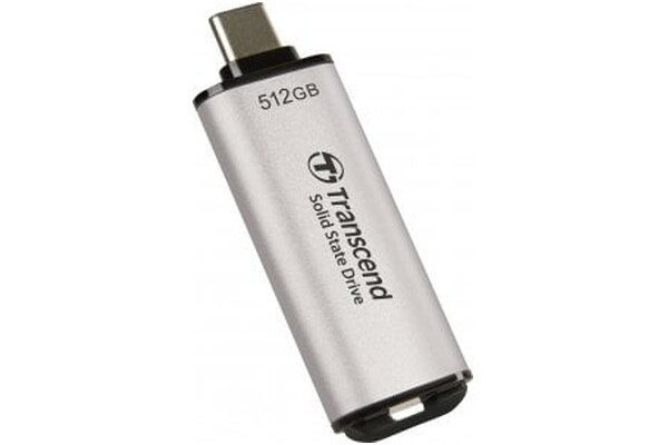 Dysk zewnętrzny SSD Transcend ESD300S 512GB srebrny