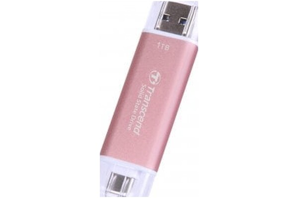 Dysk zewnętrzny SSD Transcend ESD310P 1TB różowy