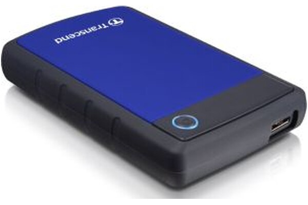 Dysk zewnętrzny HDD Transcend StoreJet 25H3B 1TB czarno-niebieski