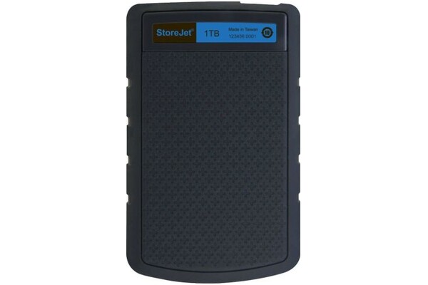 Dysk zewnętrzny HDD Transcend StoreJet 25H3B 1TB czarno-niebieski