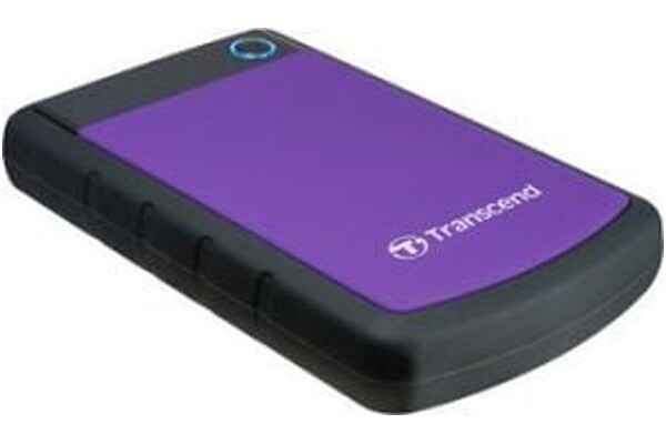 Dysk zewnętrzny HDD Transcend StoreJet 25H3P 4TB Czarno-fioletowy