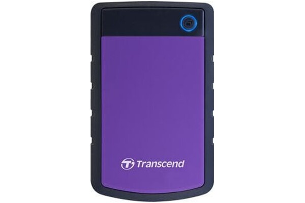 Dysk zewnętrzny HDD Transcend StoreJet 25H3P 4TB Czarno-fioletowy