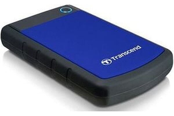 Dysk zewnętrzny HDD Transcend StoreJet 25H3B 4TB czarno-niebieski