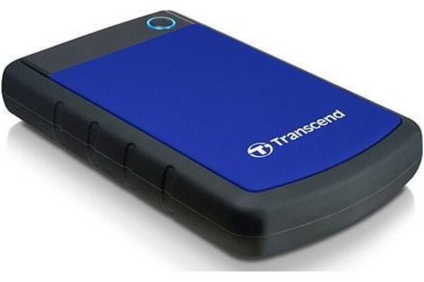 Dysk zewnętrzny HDD Transcend StoreJet 25H3B 4TB czarno-niebieski