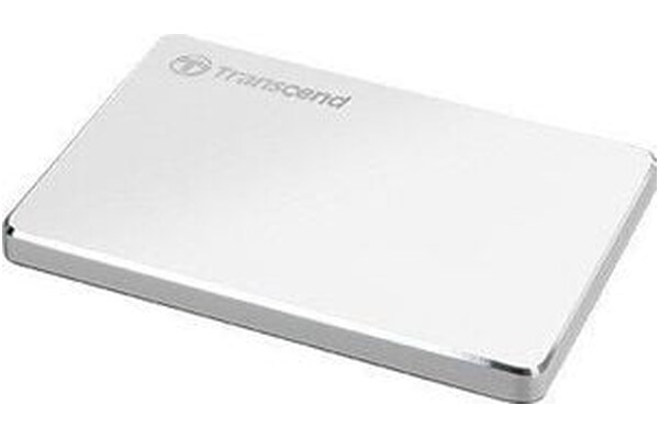Dysk zewnętrzny HDD Transcend StoreJet 25C3S 1TB srebrny