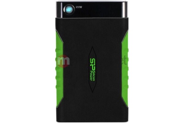 Dysk zewnętrzny HDD Silicon Power Armor A15 1TB czarno-zielony
