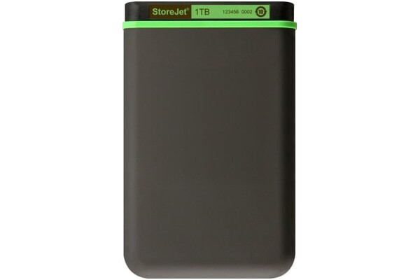 Dysk zewnętrzny HDD Transcend StoreJet 25M3 1TB czarno-zielony