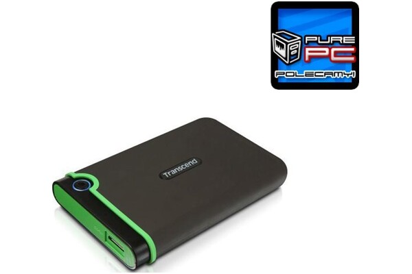 Dysk zewnętrzny HDD Transcend StoreJet 25M3 2TB czarno-zielony