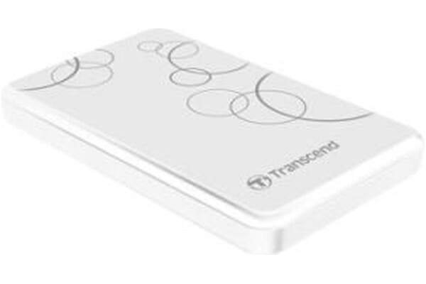 Dysk zewnętrzny HDD Transcend StoreJet 25A3W 2TB biały