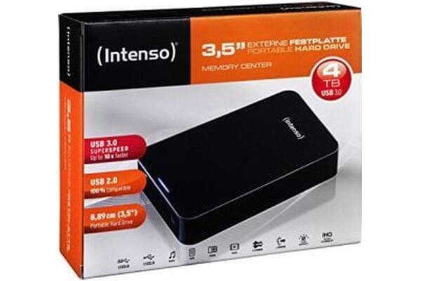 Dysk zewnętrzny HDD INTENSO Memory 4TB czarny
