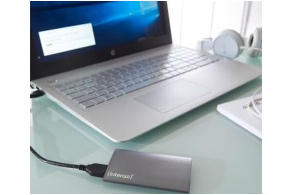 Dysk zewnętrzny SSD INTENSO Premium Edition 256GB szary