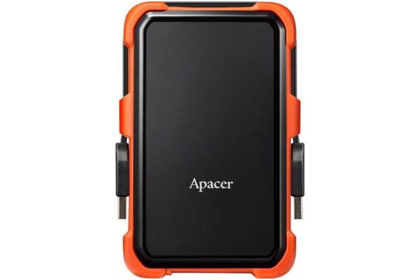 Dysk zewnętrzny HDD Apacer AC630 2TB czarno-pomarańczowy