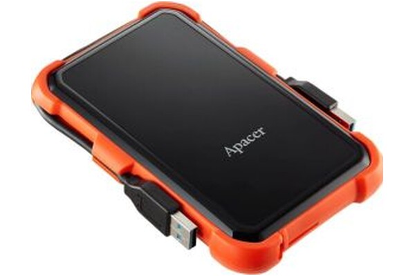 Dysk zewnętrzny HDD Apacer AC630 2TB czarno-pomarańczowy