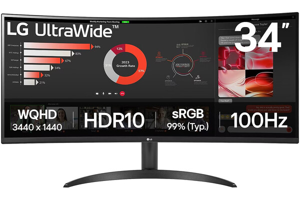 Monitor 34.0" LG UltraWide 34WR50 czarny