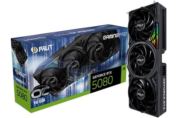 Karta graficzna PALIT RTX 5080 Gaming Pro OC 16GB GDDR7