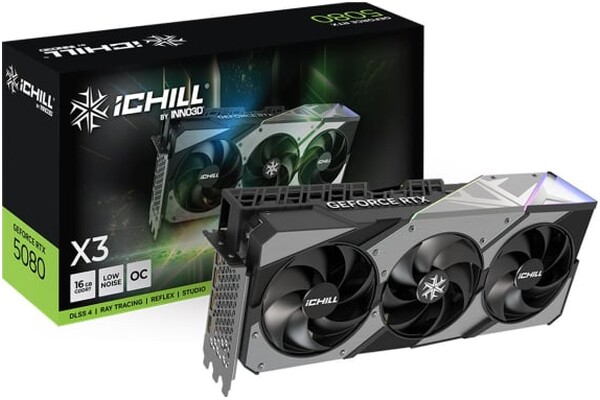 Karta graficzna Inno3D RTX 5080 iChill X3 16GB GDDR7