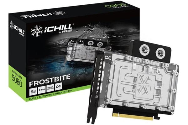 Karta graficzna Inno3D RTX 5080 iChill Frostbite 16GB GDDR7