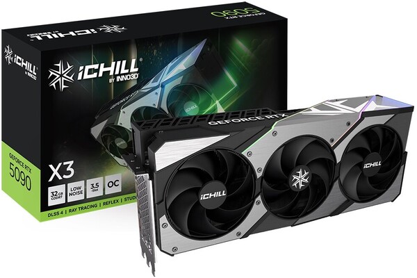 Karta graficzna Inno3D RTX 5090 iChill X3 32GB GDDR7