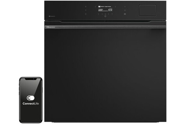 Piekarnik do zabudowy Hisense BFS615S8B elektryczny Parowy czarny