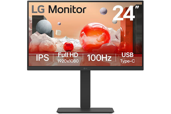 Monitor 24.0" LG 24BA750 czarny