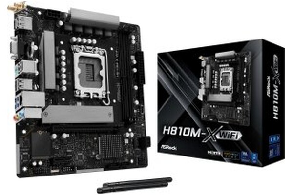 Płyta główna ASrock H810M Socket 1851 Intel H810 DDR5 microATX