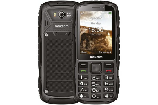 Smartfon MaxCom czarny 2.80" poniżej 0.1GB/poniżej 0.5GB